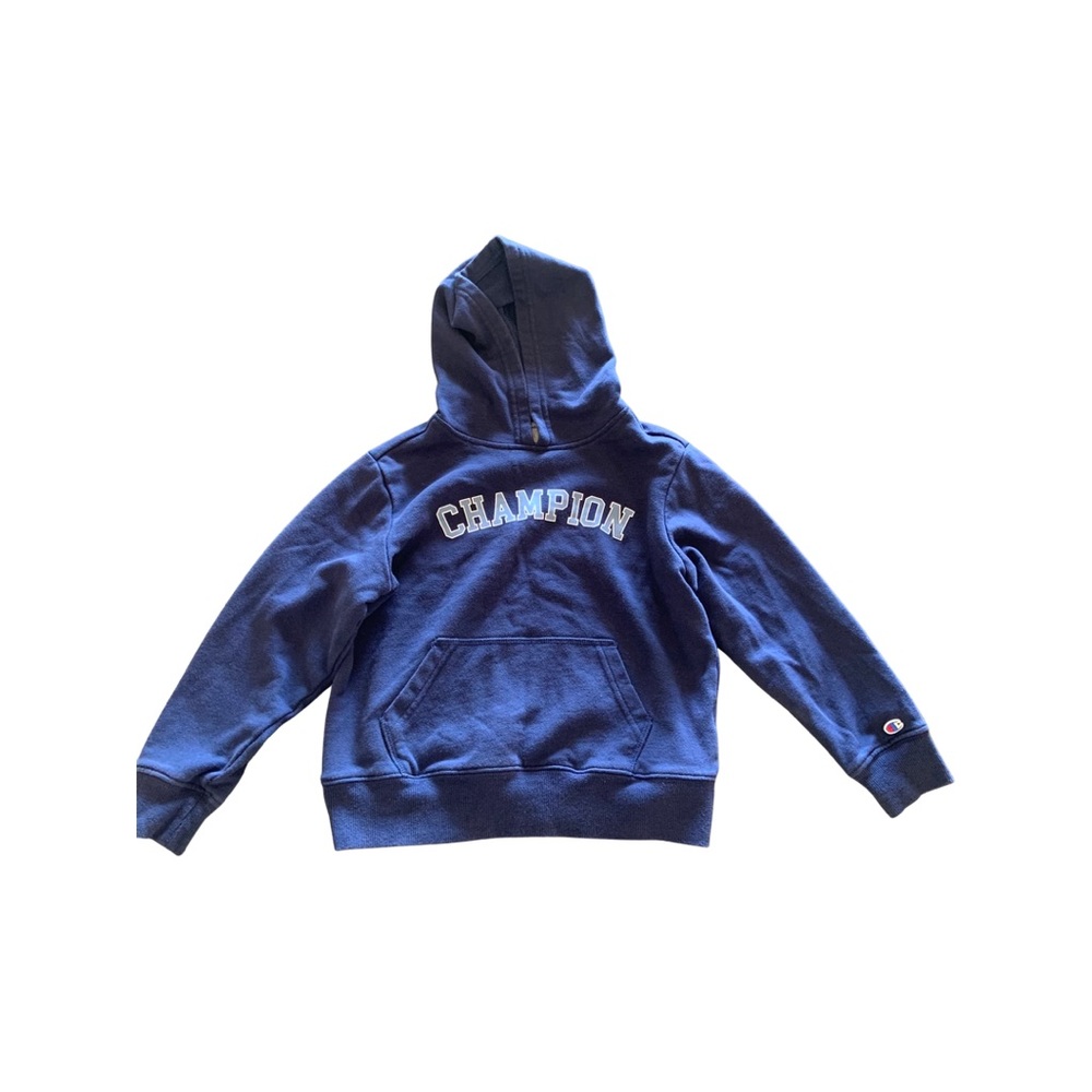 Kids Champion hoodie navy blue size S7/8
